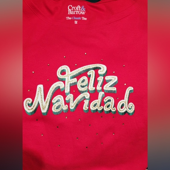 #005 Croft & Barrow - The Classic Holiday Tees: Varies, Colors, Styles - Picture 4 of 16